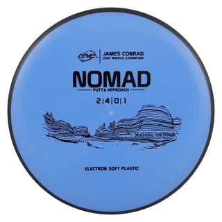 MVP Disc Golf Electron Nomad Soft Putter 2/4/0/1.5 Slate Blue 170 grams