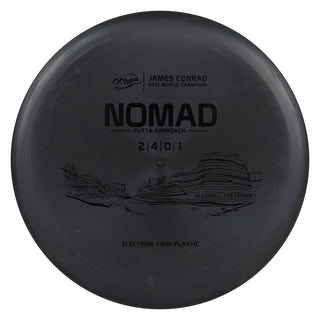MVP Disc Golf Electron Nomad Firm Putter 2/4/0/1.5 Black 171 grams