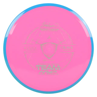 Axiom Disc Golf Sarah Hokom Neutron Crave Fairway Driver 6.5/5/-1/1 Hot Pink/Blue 158 grams