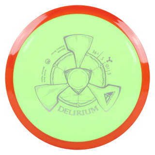 Axiom Disc Golf Neutron Delirium Distance Driver 14.5/5/-0.5/3 DayGlo/Red Orange 173 grams