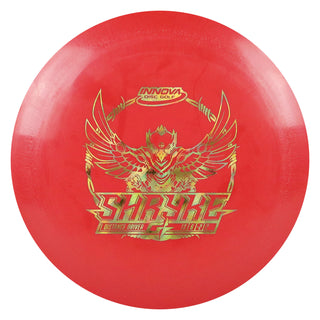 Innova Disc Golf Gstar Shryke Distance Driver 13/6/-2/2 Red/Gold Cubes 168 grams