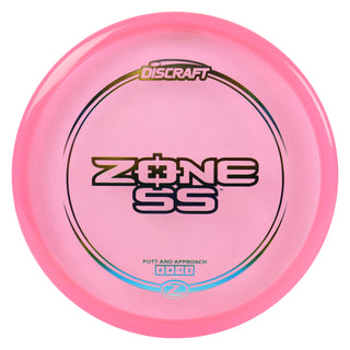 Discraft Disc Golf Z Line Zone SS Putter 4/4/-1/2 Pink/Blue Metallic 170-172g
