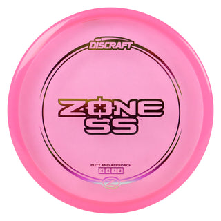 Discraft Disc Golf Z Line Zone SS Putter 4/4/-1/2 Pink/Purple Metallic 173-174g