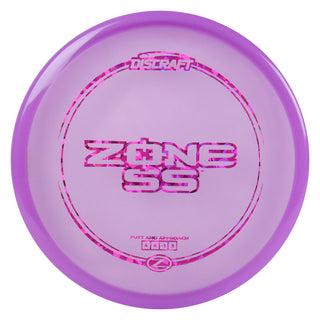 Discraft Disc Golf Z Line Zone SS Putter 4/4/-1/2 Purple/Magenta Shatter 170-172g