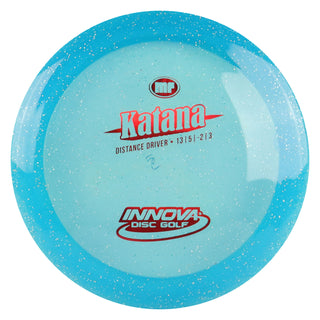 Innova Disc Golf Champion Metal Flake Katana Distance Driver 13/5/-3/3 Blue/Red 170 grams