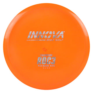 Innova Disc Golf Champion Roc3 Midrange Disc 5/4/0/3 Orange/Silver Stars 162 grams