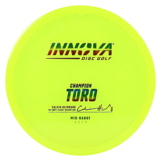 Innova Disc Golf Champion Toro Midrange Disc 4/2/1/3 Yellow/Rainbow 165 grams