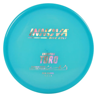 Innova Disc Golf Champion Toro Midrange Disc 4/2/1/3 Blue/Holo Prims 167 grams