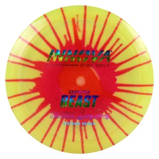 Innova Disc Golf Champion I-Dye Beast Distance Driver 10/5/-2/2 Red Splat/Rainbow 171 grams
