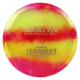 Innova Disc Golf Champion I-Dye Leopard3 Fairway Driver 7/5/-2/1 Pink Yellow/Gold Shimmer 173 grams