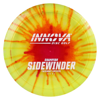 Innova Disc Golf Champion I-Dye Sidewinder Distance Driver 9/5/-3/1 Red Splat/White 173 grams
