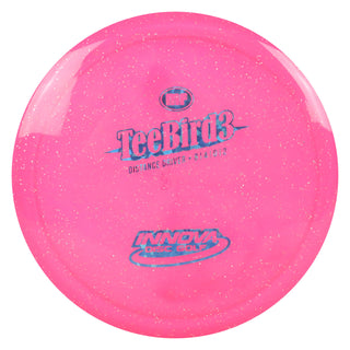 Innova Disc Golf Champion Metal Flake Teebird3 Fairway Driver 8/4/0/2 Pink/Blue Shatter 170 grams