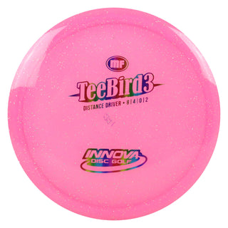 Innova Disc Golf Champion Metal Flake Teebird3 Fairway Driver 8/4/0/2 Pink/Rainbow 172 grams