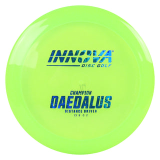 Innova Disc Golf Champion Daedalus Distance Driver 13/6/-3/2 Neon Green/Blue Scales 170 grams
