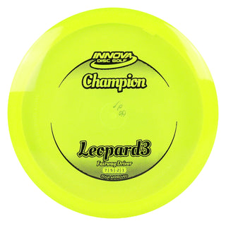 Innova Disc Golf Champion Leopard3 Fairway Driver 7/5/-2/1 Yellow/Black 168 grams