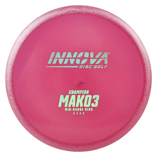 Innova Disc Golf Champion Mako3 Midrange Disc 5/5/0/0 Light Red/Gold Holo 149 grams