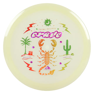 Axiom Disc Golf Total Eclipse Glow Crave SE Fairway Driver 6.5/5/-1/1 Blue Glow Plate/Green Glow Rim 170 grams