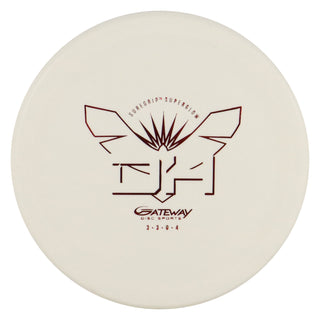 Gateway Disc Golf Superglow Suregrip Devilhawk Putting Disc 3/3/0/4 Glow/Red 174 grams