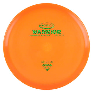 Gateway Disc Golf Diamond Warrior Midrange Disc 5/4/0/3 Orange/Green Shatter 179 grams