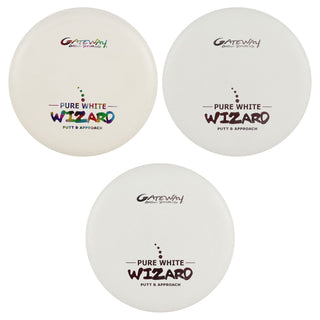 Gateway Disc Golf Pure White Wizard Putting Disc 2/3/0/2 - Choose Exact Disc