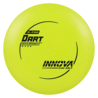 Innova Disc Golf R-Pro Dart Putting Disc 3/4/0/0 Yellow/Black 168 grams