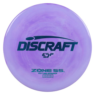 Discraft Disc Golf ESP Zone SS Putt and Approach 4/4/-1/2 Purple/Turquoise 173-174g
