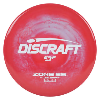 Discraft Disc Golf ESP Zone SS Putt and Approach 4/4/-1/2 Red Blend/White 173-174g