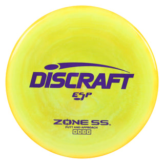 Discraft Disc Golf ESP Zone SS Putt and Approach 4/4/-1/2 Burnt Yellow/Purple 173-174g