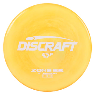 Discraft Disc Golf ESP Zone SS Putt and Approach 4/4/-1/2 Mango/White 173-174g