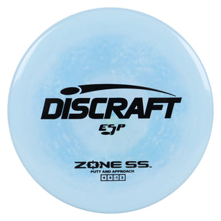 Discraft Disc Golf ESP Zone SS Putt and Approach 4/4/-1/2 Light Blue/Black 170-172g