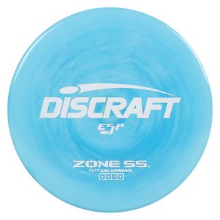 Discraft Disc Golf ESP Zone SS Putt and Approach 4/4/-1/2 Blue Swirl/White 173-174g