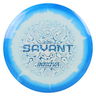 Innova Disc Golf Halo Star Savant Distance Driver 9/5/-1/2 Blue White/Blue Shatter 173 grams