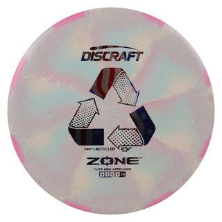 Discraft Disc Golf Recycled ESP Zone Putter 4/3/0/3 Grey Pink/USA 173-174g
