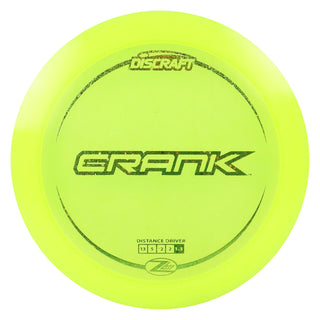 Discraft Disc Golf Z Lite Crank Distance Driver 13/5/-2/2 Yellow/Green Shimmer 155-159g
