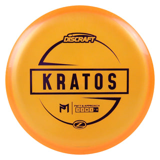 Discraft Disc Golf Paul McBeth Z Line Kratos Putter 3/3/0/3 Orange/Purple 170-172g