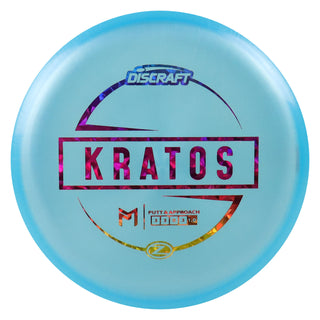 Discraft Disc Golf Paul McBeth Z Line Kratos Putter 3/3/0/3 Blue/Rainbow Shatter 173-174g