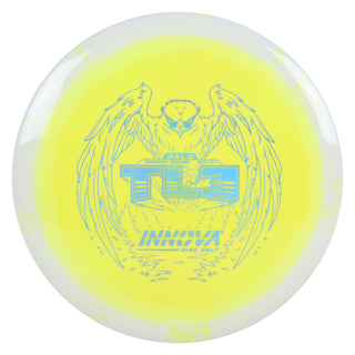 Innova Disc Golf Halo Star TL3 Fairway Driver 8/4/-1/1 White Yellow/Blue Holo 169 grams