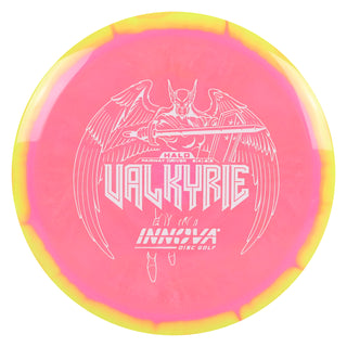 Innova Disc Golf Halo Star Valkyrie Fairway Driver 9/4/-2/2 Yellow Pink/White 173 grams