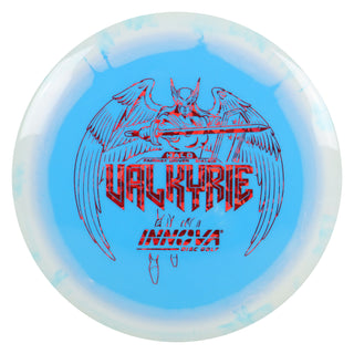 Innova Disc Golf Halo Star Valkyrie Fairway Driver 9/4/-2/2 White Blue/Red Shatter 156 grams