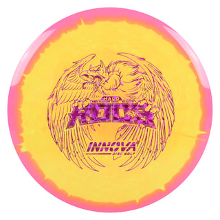 Innova Disc Golf Halo Star Roc3 Midrange Disc 5/4/0/3 Pink Yellow/Magenta Shatter 172 grams