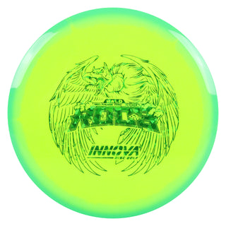Innova Disc Golf Halo Star Roc3 Midrange Disc 5/4/0/3 Green Yellow/Green Shatter 180 grams