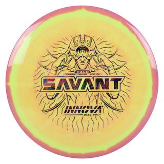 Innova Disc Golf Halo Star Savant Fairway Driver 9/5/-1/2 Blush Yellow/Pink Jellybean 172 grams