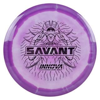 Innova Disc Golf Halo Star Savant Fairway Driver 9/5/-1/2 Purple White/Purple 173 grams
