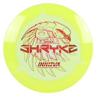Innova Disc Golf Halo Star Shryke Distance Driver 13/6/-2/2 Yellow/Red Shimmer 166 grams