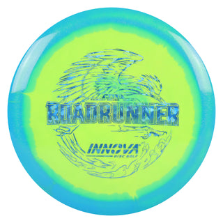 Innova Disc Golf Halo Star Roadrunner Fairway Driver 9/5/-4/1 Blue Yellow/Blue Shatter 169 grams