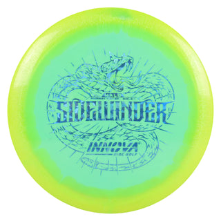 Innova Disc Golf Halo Star Sidewinder Fairway Driver 9/5/-3/1 Yellow Teal/Blue Shatter 148 grams