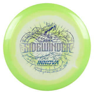 Innova Disc Golf Halo Star Sidewinder Fairway Driver 9/5/-3/1 Lime White/Blue Metallic 171 grams