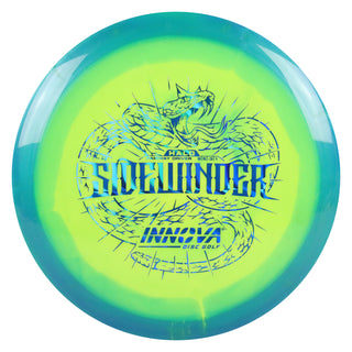 Innova Disc Golf Halo Star Sidewinder Fairway Driver 9/5/-3/1 Blue Yellow/Blue Waves 173 grams