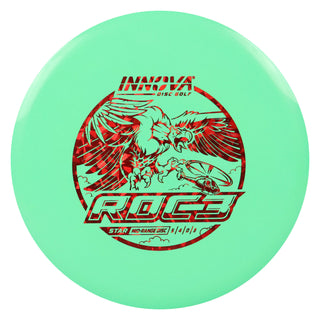 Innova Disc Golf Star Roc3 Midrange Disc 5/4/0/3 Green/Red Shatter 172 grams