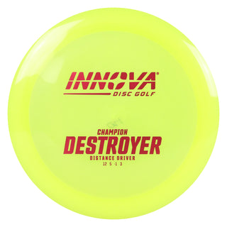 Innova Disc Golf Champion Destroyer Distance Driver 12/5/-1/3 Yellow/Red 170 grams